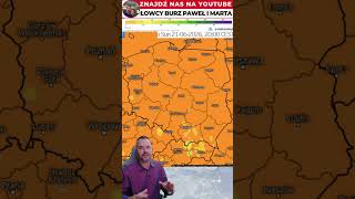 Prawdopodobieństwo większych opadów w ciągu 7 dni #pogoda #polska #short #prognoza