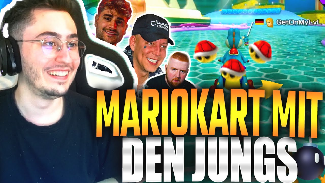 MARIOKART mit MONTE, ELI, DANNY, MCKY & Co.😱Es wird geschwitzt!💯 Repaz