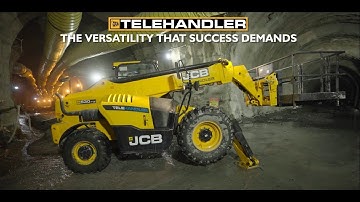 JCB Telehandler | Your Success Partner in Tunnelling Industry. One Machine, Many Applications
