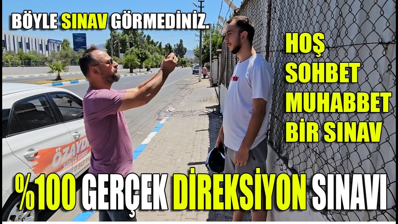 %100 GERÇEK DİREKSİYON SINAVI-ADAYIMIZ KALDI MI, GEÇTİ Mİ?