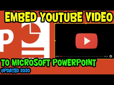 CARA EMBED A YOUTUBE VIDEO KE MICROSOFT POWERPOINT - UPDATE 2020