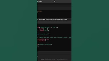 MEMBUAT CRUD PHP BANTUAN CHAT GPT #tutorial #php