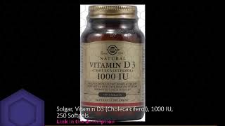 Solgar, Vitamin D3 (Cholecalciferol), 1000 IU, 250 Softgels screenshot 2