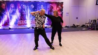 Lee Easton & Fabienne Easton West Coast Swing Improv Pro Show Neverlandswing 2023