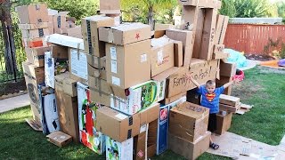 World's Biggest Box Fort