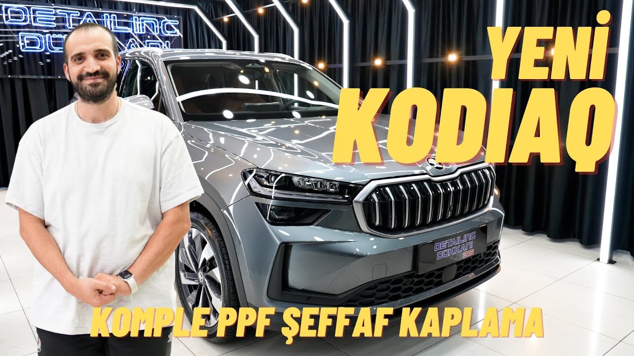 Yeni Skoda Kodiaq Komple effaf PPF Kaplama - YouTube