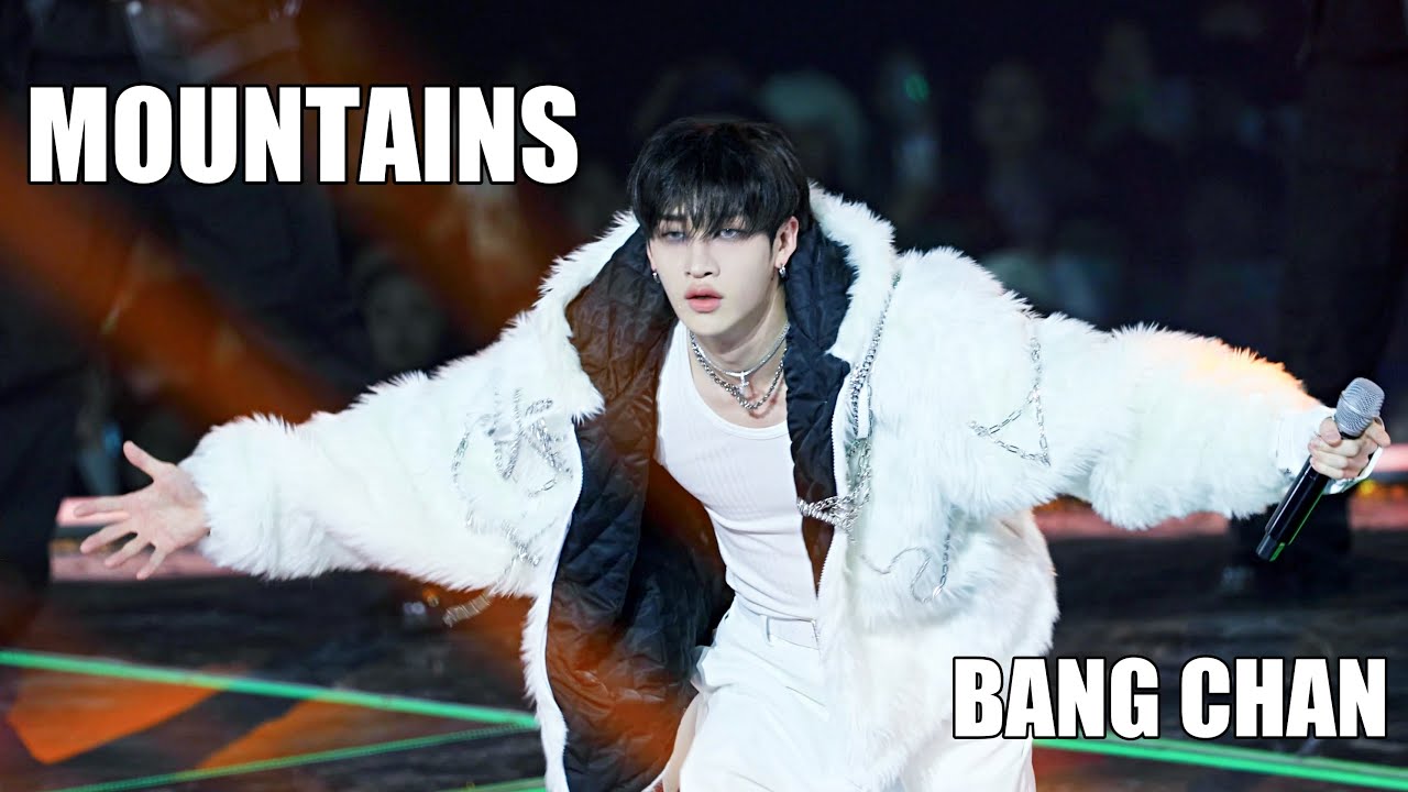 241225 SBS 가요대전 MOUNTAINS 마운틴스 BANG CHAN Fancam Stray Kids 방찬 직캠 스트레이키즈