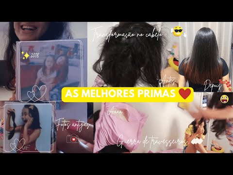UM DIA INESQUECÍVEIS COM AS MELHORES PRIMAS: almoço, lanches, memórias e transformação capilar!