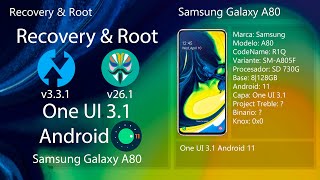 Recovery y Root One UI 3.1 Android 11 - Samsung Galaxy A80