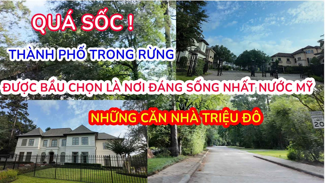 Qúa Sốc ,Thành Phố Trong Rừng,Nơi Được Bình Chọn Là Nơi Đáng Sống Nhất Nước Mỹ.