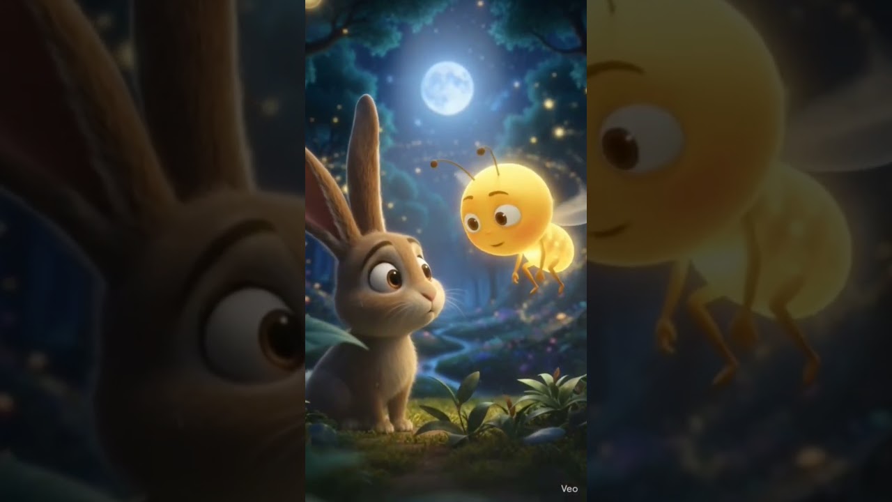 Lumi the Firefly 🌟 | Cute Bedtime Story for Kids | 1 Minute Animated Story