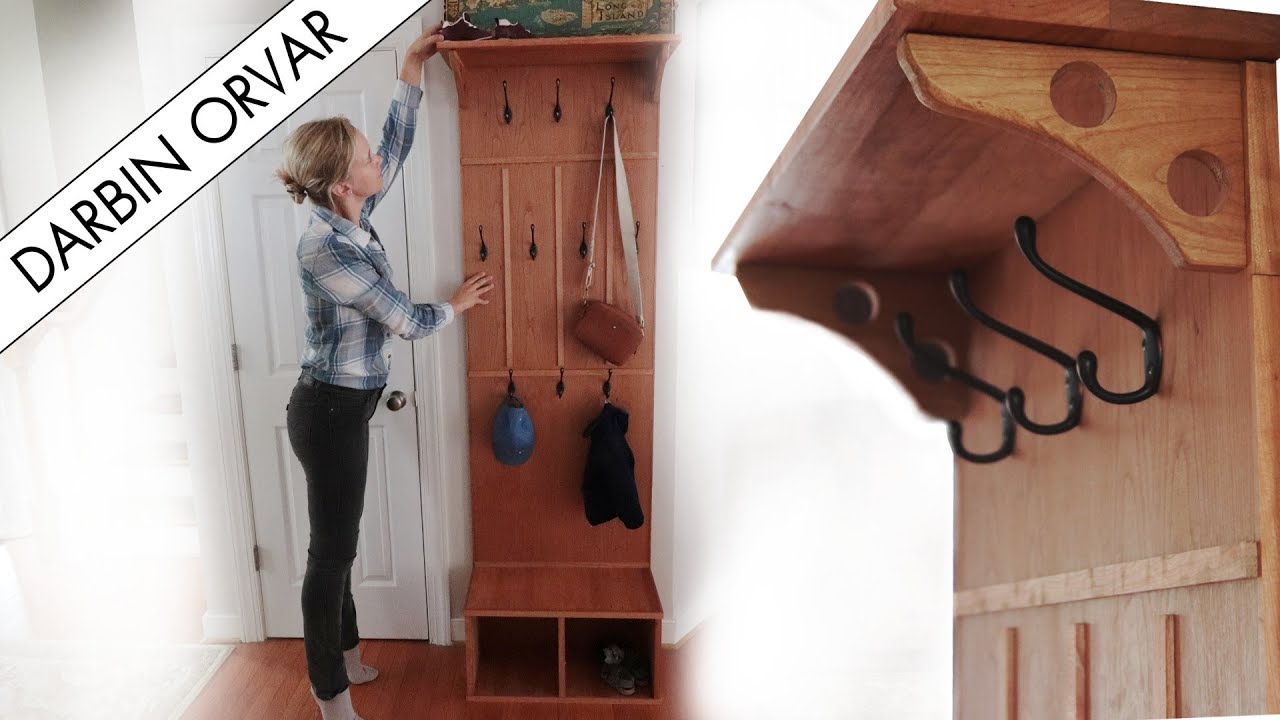 Making An Entryway Bench Organization Darbin Orvar Youtube