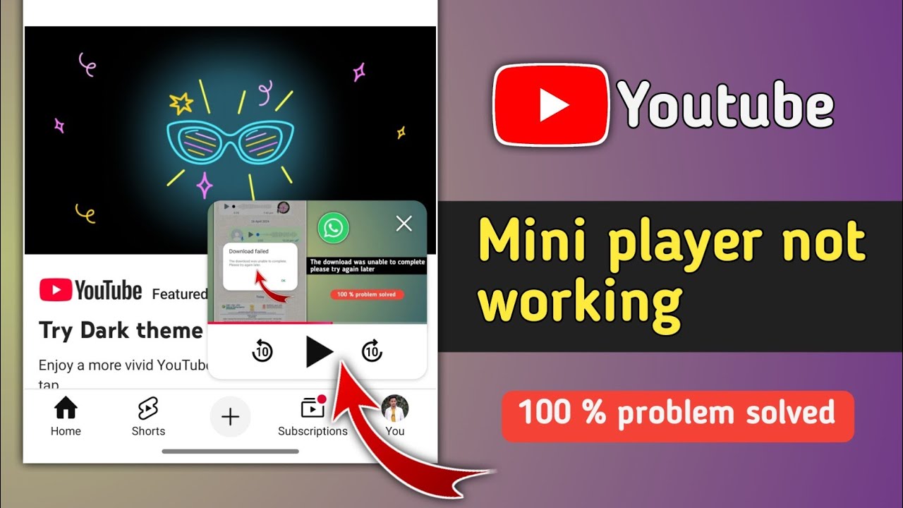 Youtube Mini Player not Working Problem Solved - YouTube