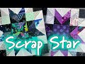 Scrap Star Block!  Let's Make a 12" Scrap-friendly Block with the Blueberry Pie Star
