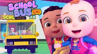 school bus song demu friends nursery rhymes kids songs cartoon animation for children