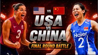 USA vs China Quarterfinal Volleyball Battle | Women's VNL 2026