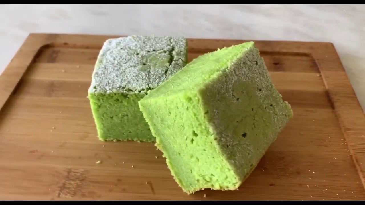 Coconut Pandan Butter Cake Recipe ココナッツバターパンダンケーキ YouTube