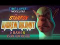 Spline modeling "Andrew Oikonny" in Hash Animation:Master (time-lapse)