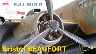 Bristol Beaufort 1:48 ICM. FULL BUILD. ICM 48310