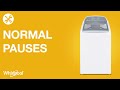 Whirlpool washers - Normal pauses during the cycle