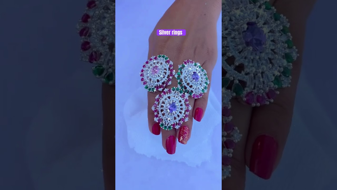 New design designer, beautiful silver ring with 65% discount on instant order 