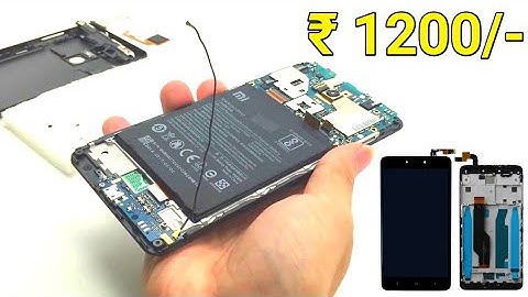How To Repair Redmi note 4 Display || Rs 1200 Only With Frame ||