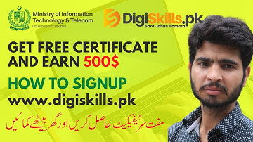 How to Get DigiSkills Certificate | Signup on DigiSkills.com