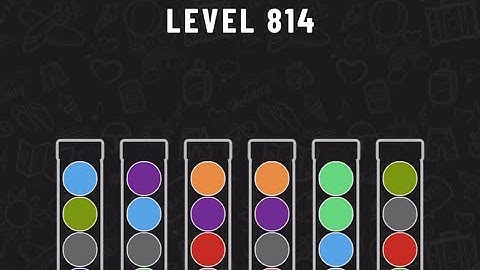 Ball Sort Puzzle Level 814 #ballsortpuzzle #ballsortpuzzlegameplay #puzzlegame #mobilegames