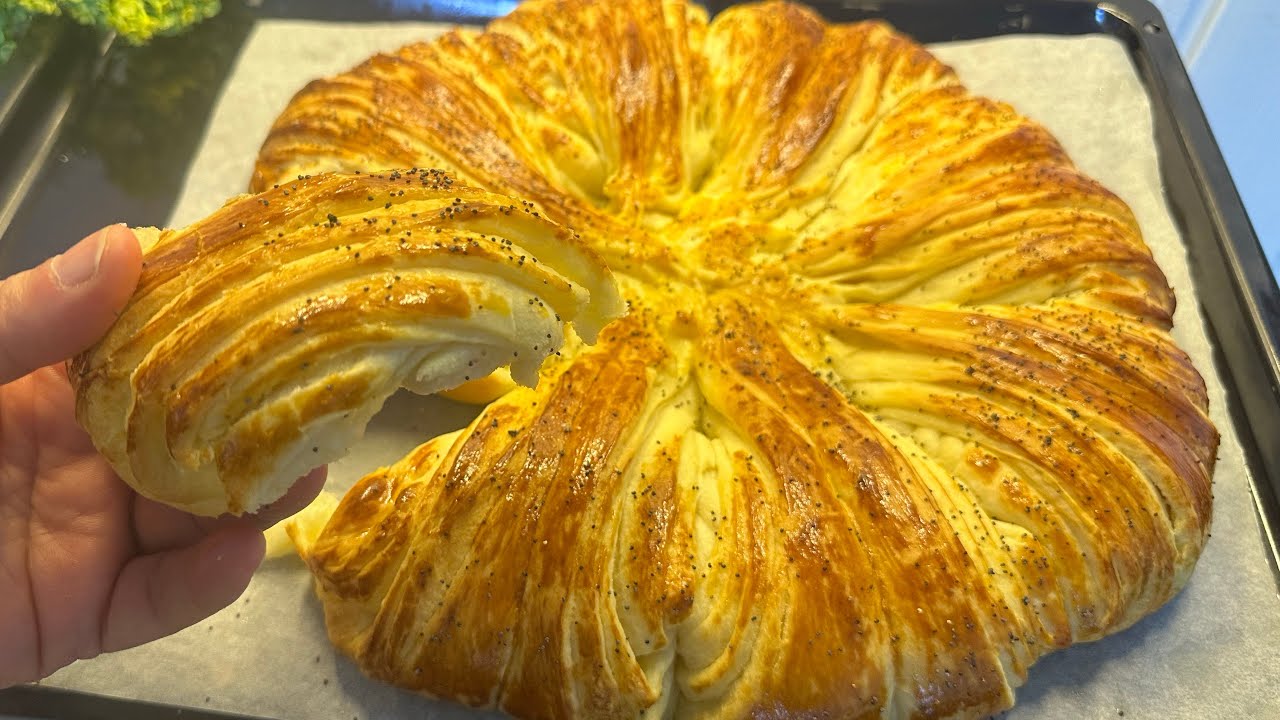 Kahvaltıya Deneyin‼️YILLARCA BOŞA UĞRAŞMIŞIZ ‼️YEPYENİ YÖNTEMLE ÇÖREK TARİFİ O KADAR LEZZELİKİ😋