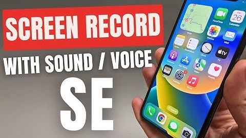 How to Screen Record  Iphone SE (With Sound ) - iPhone SE 1st , 2nd , 3rd Gen