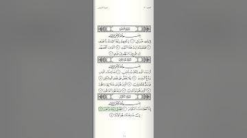 سورة الكوثر مكررة 20 مرة (المصحف المعلم للشيخ الحصرى)