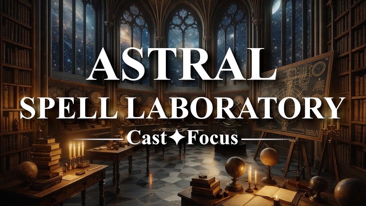 Astral Spell Laboratory ✦ Magical Ambient Music for Study, Research & Deep Focus (3 Hours)