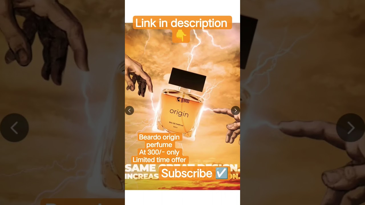 🔥BEARDO Men Origin Eau De Parfum–100ml✨💸At just ₹300 (75% OFF)–Long lasting masculine fragrance! 💯