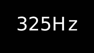 Speaker Sound Test 325Hz