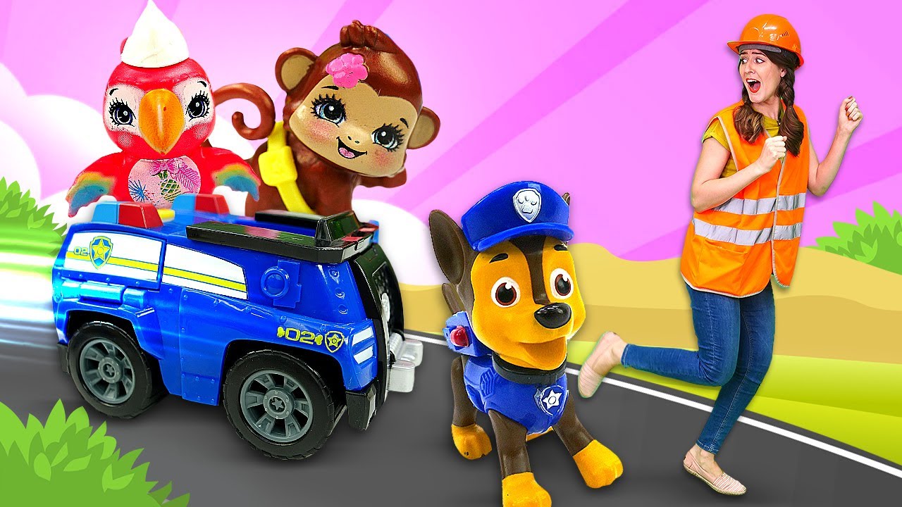 Paw Patrol buscando a Ryder! Máster Pum Pum. Videos de juguetes para niños  de la Patrulla Canina 