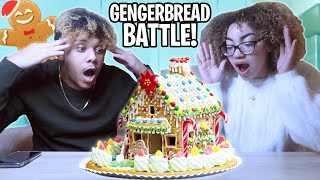 BOYFRIEND vs GIRLFRIEND GINGERBREAD HOUSE SHOWDOWN!