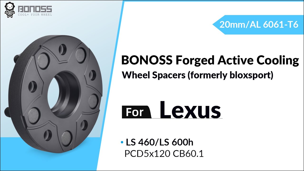 BONOSS Active Cooling Wheel Spacers for Lexus LS 460/ LS 600h