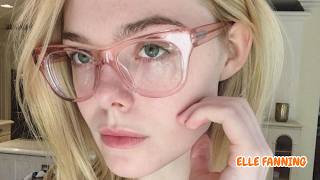Elle Fanning Glamorous Style Bikini Lacewear Nightwear Fashionista Mini Outfit