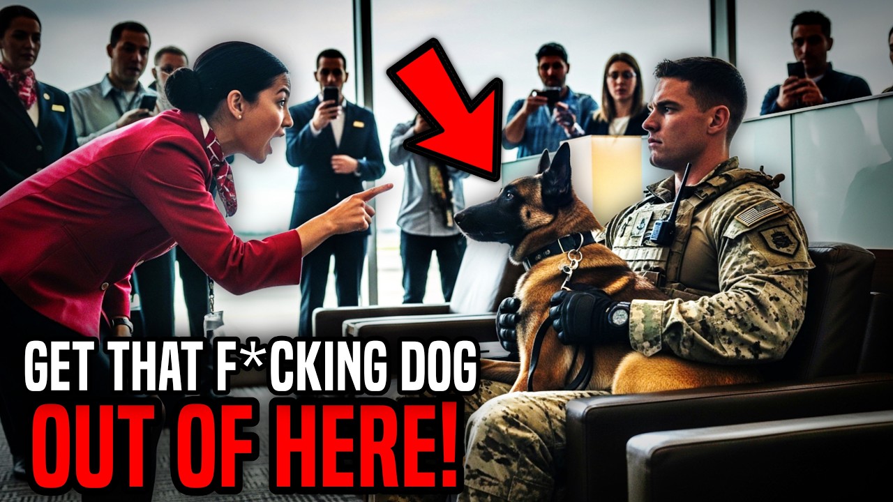 «Убирайтесь к черту!» Сотрудники аэропорта выгнали служебную собаку — через несколько секунд приз...