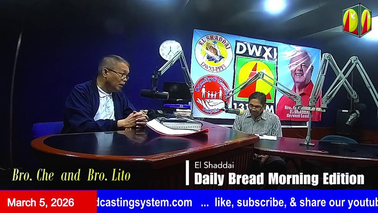 DWXI 1314 AM Live Streaming I Thursday (March 05, 2026) #dailybreadmorningedition