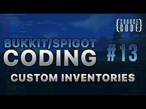 Bukkit Coding - Custom Inventories- Episode 13