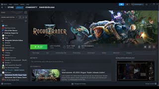 Fix Warhammer 40,000 Rogue Trader Unity Player/Unity Engine Crash Error On PC