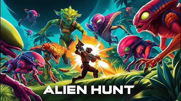 ALIEN HUNT GAME IN SPACE | 3D & XR | PICTOBLOX| AR |@STEMpedia #animations  #physics #simulation