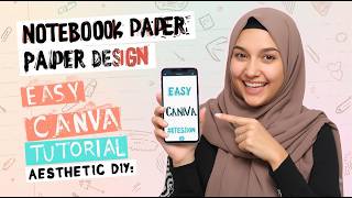 Turn Blank Pages into Aesthetic Gold - How to Create Notebook Paper in Canva Tutorial screenshot 5