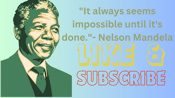 It Always Seems Impossible Until It