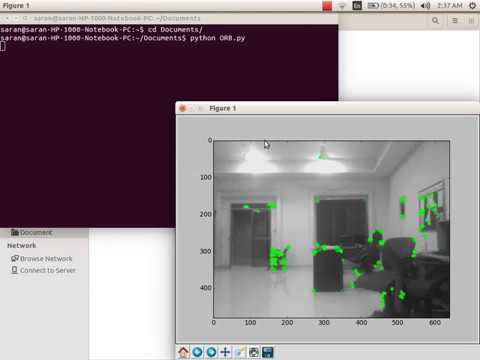 ORB Features using PYTHON in ROS