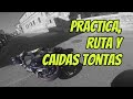 Cómo hacer el ocho en moto, ruta y caida tonta