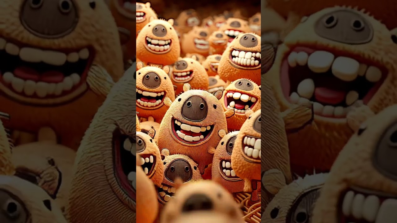 Happybara Dance Party! 🐾 Panda, Rabbit, Koala Dance! 