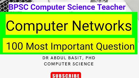 50 Computer Networks Most Important Question | BPSC Computer Science Teacher | Stet Computer science