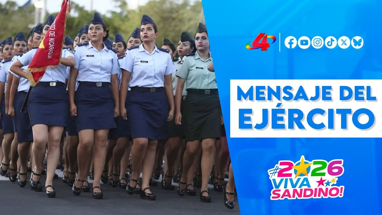 Mensaje del Ejército de Nicaragua por el Día Internacional de la Mujer 🇳🇮 🎖️